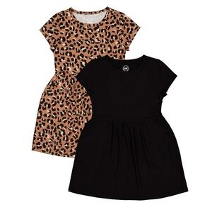 Brand New Girls Short Sleeve Play Dress 2-pack Size S (6-6X) Girls